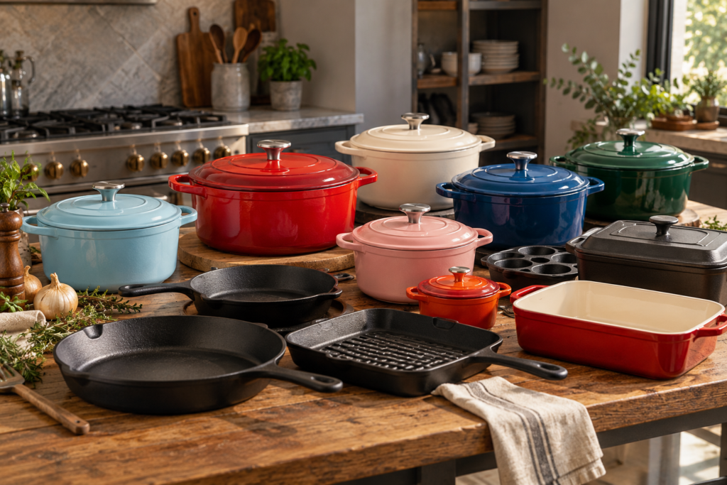 Cast Iron vs. Enamel Cookware: Choosing the Right Product for Your Market