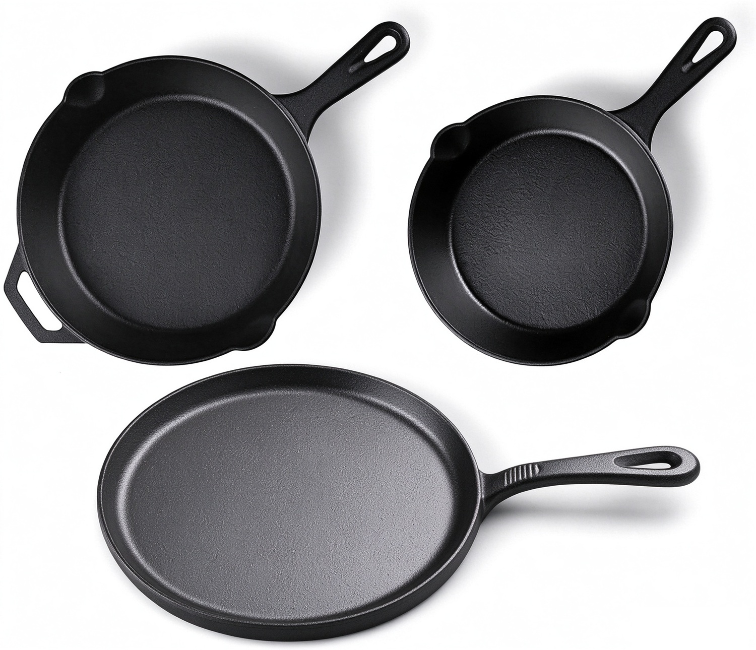Cast Iron Cookware Set JTPS-5 PCS SET