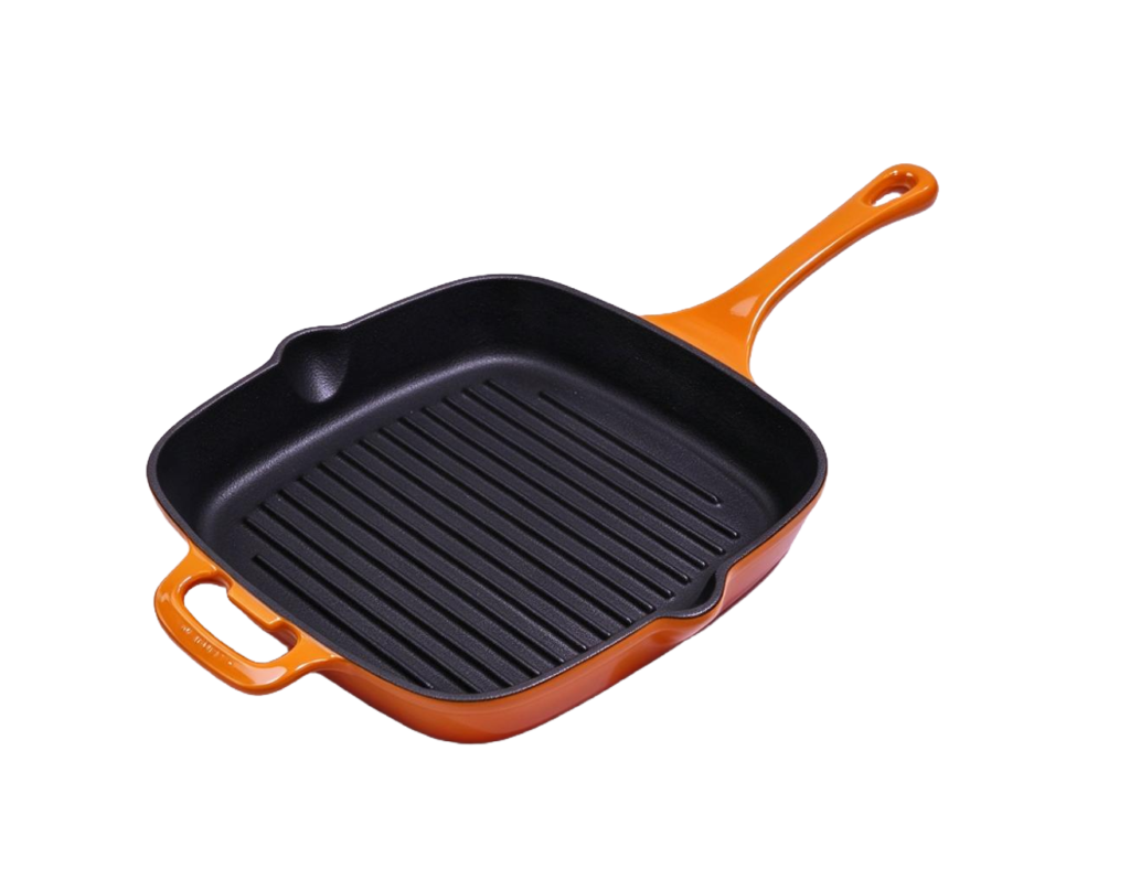 Enameled Cast Iron Square Grill Pan/Frying Pan/JTEP-2727Q