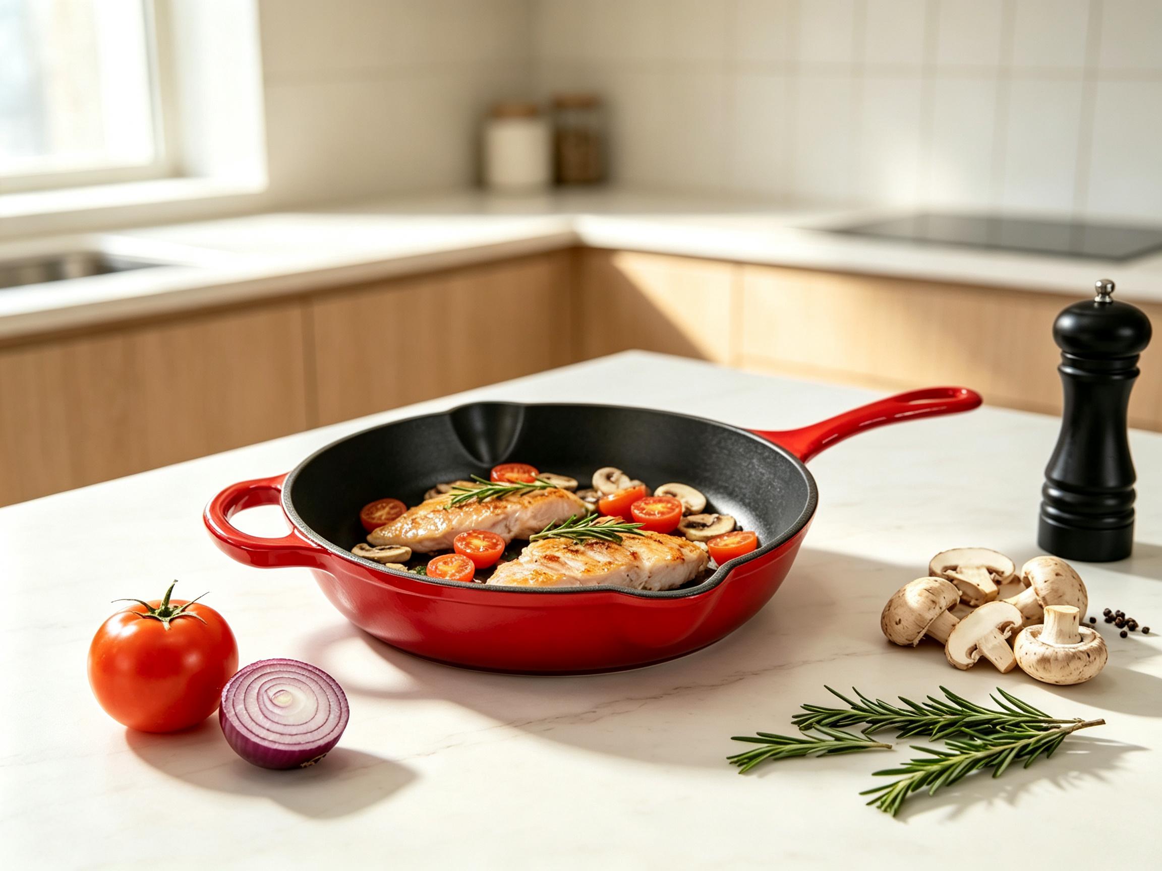 Cast Iron Skillet/Round Fry Pan/JTEP-276