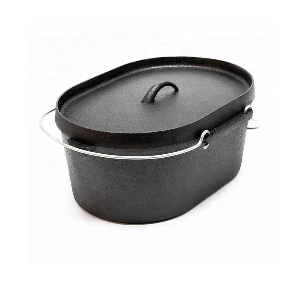 Oval Camp Oven with Grill Lid JTBP-412