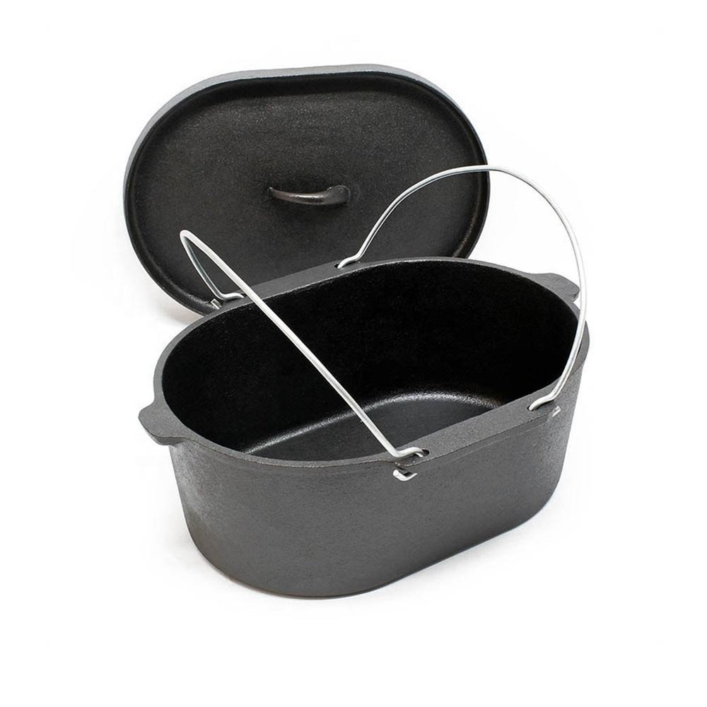 Oval Camp Oven with Grill Lid JTBP-412