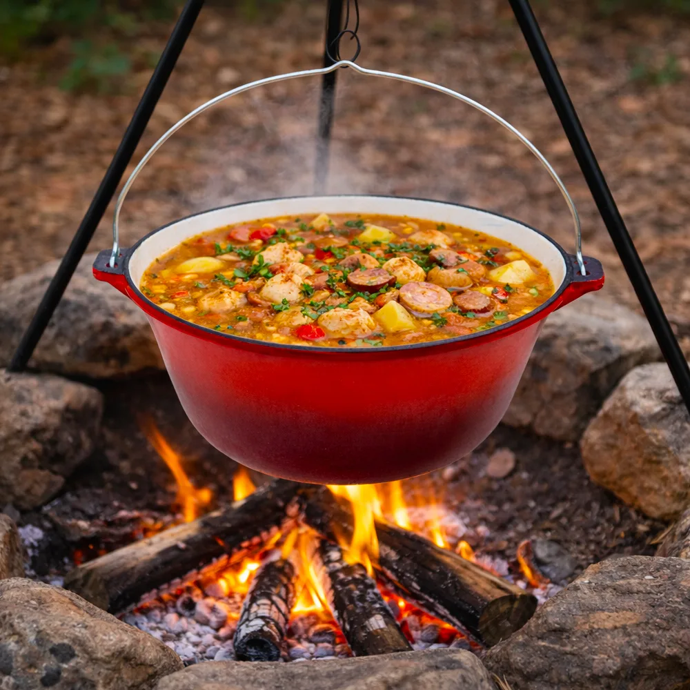 Enameled Cast Iron Pot/Cast Iron Cauldron/JTCP-1609
