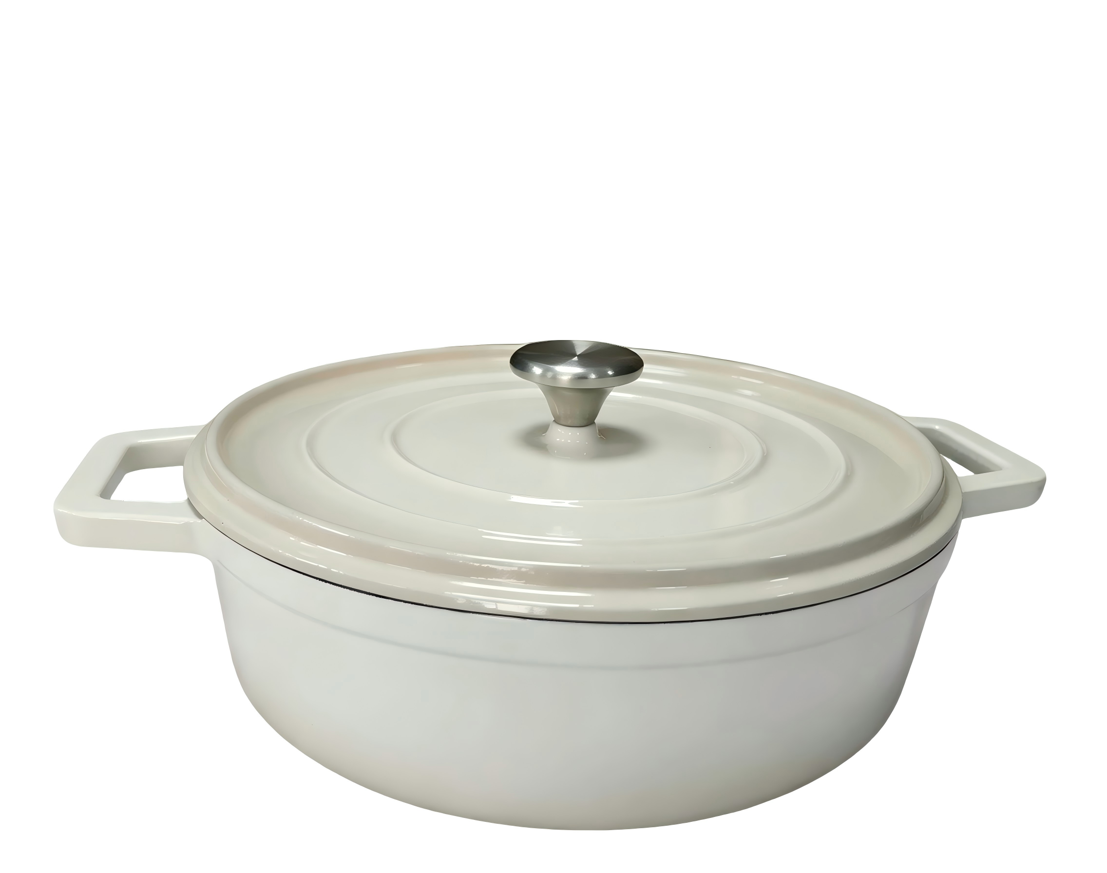 Shallow Cast Iron Dutch Oven/Casserole/JTEC-288
