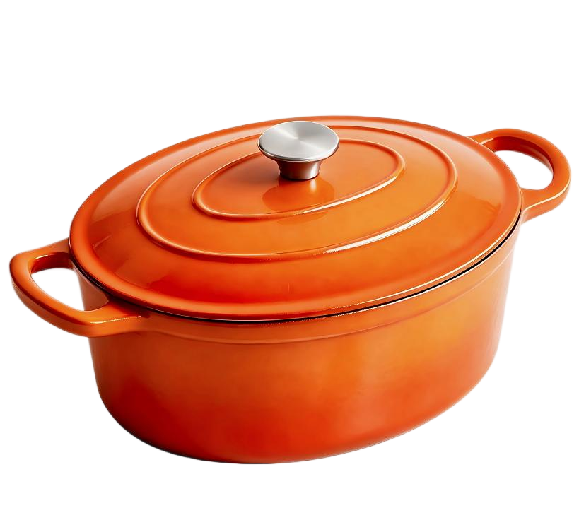 Cast Iron Dutch Oven/Oval Casserole Pot/JTEC-B28