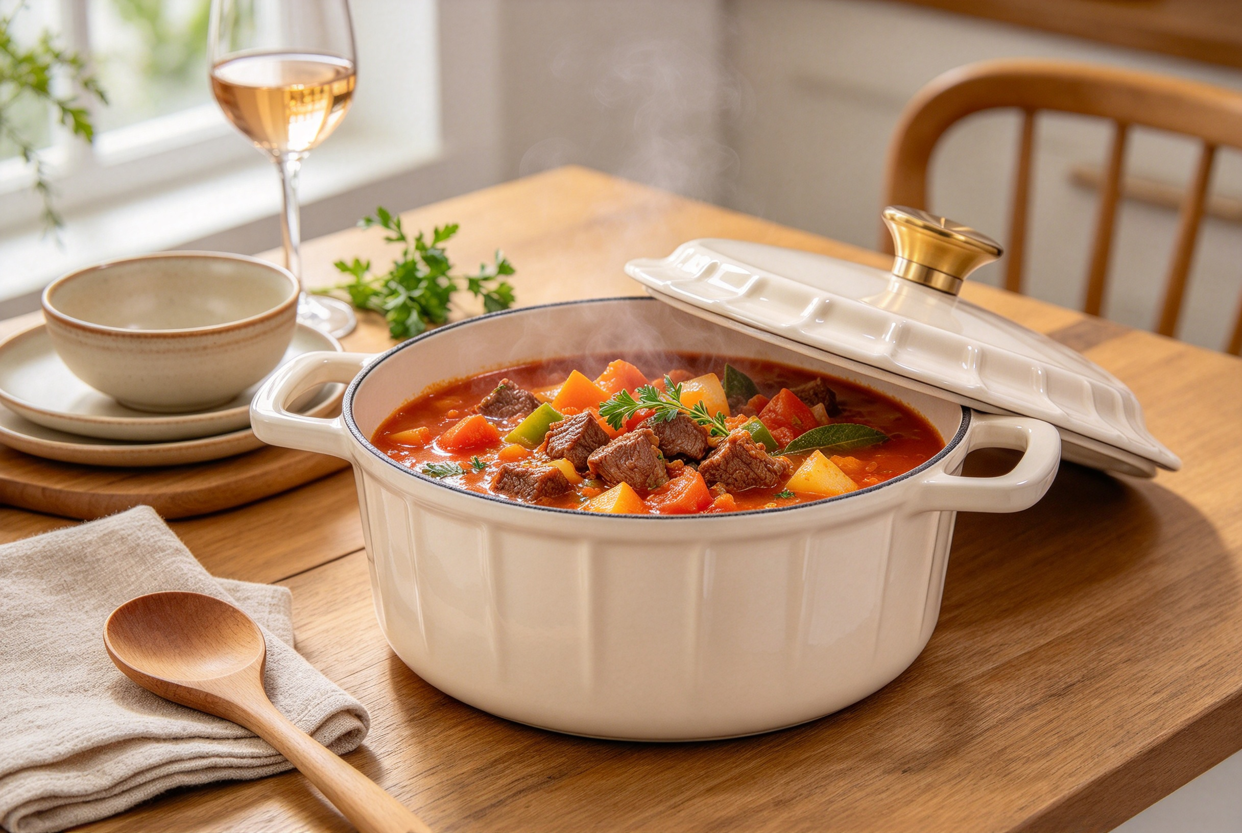 Enameled Cast Iron Dutch Oven/Casserole Pot/JTEC-V24