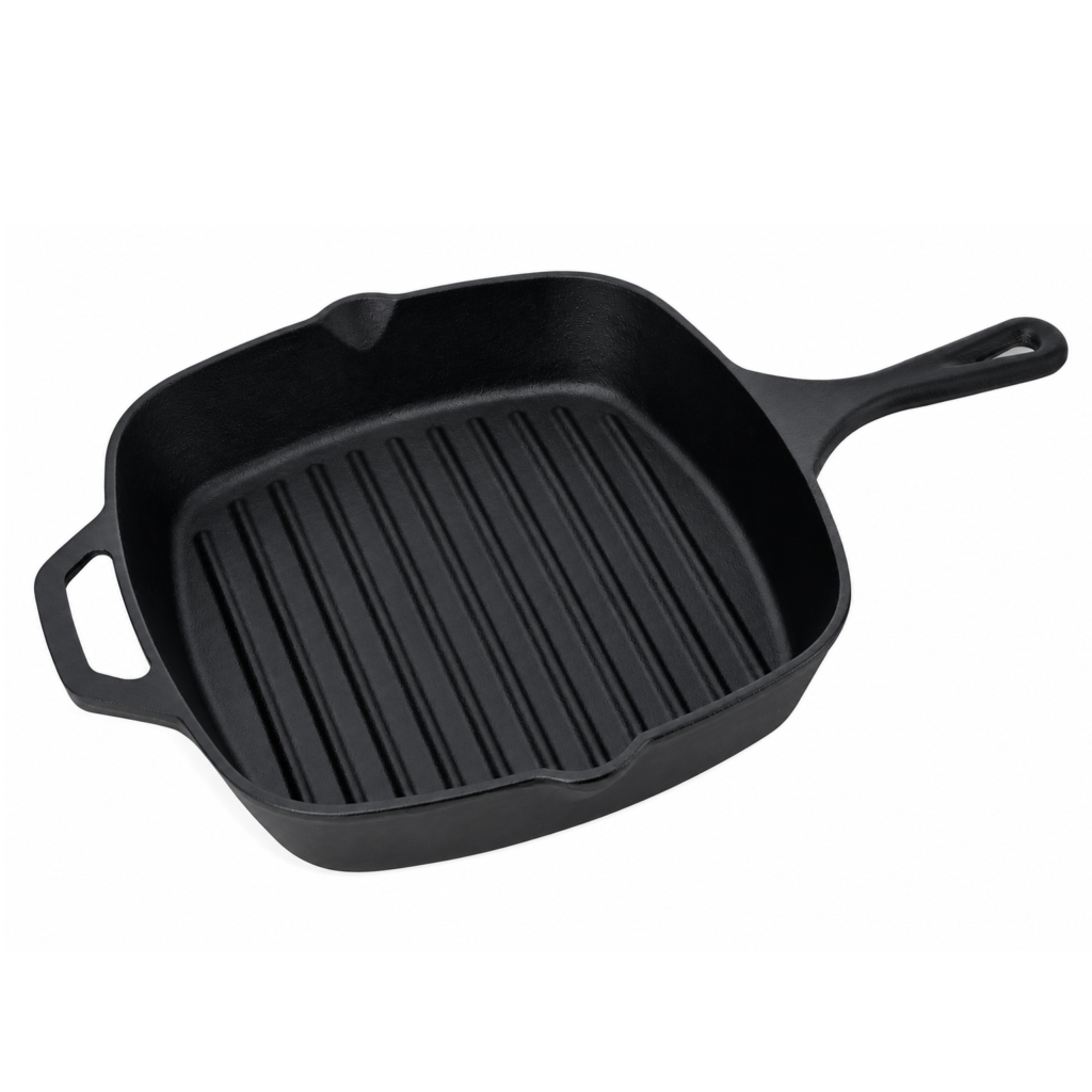 Cast Iron Skillet/Grill Fry Pan / JTFP-2525A