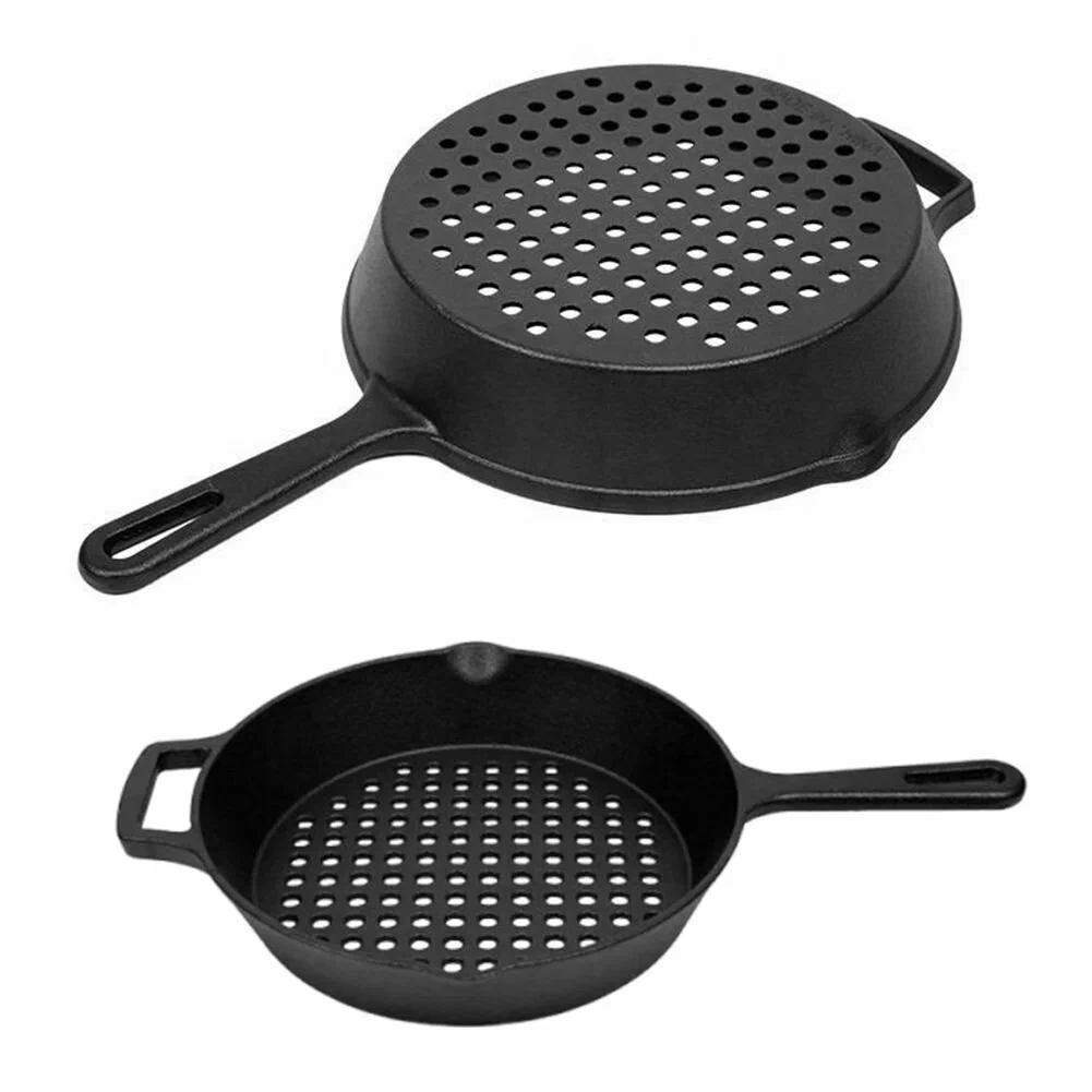 Cast Iron BBQ Grilling Skillet JTFP-25YK