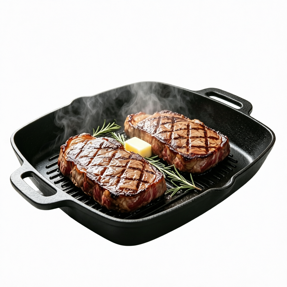 Cast Iron Skillet/Grill Fry Pan / JTFP-307