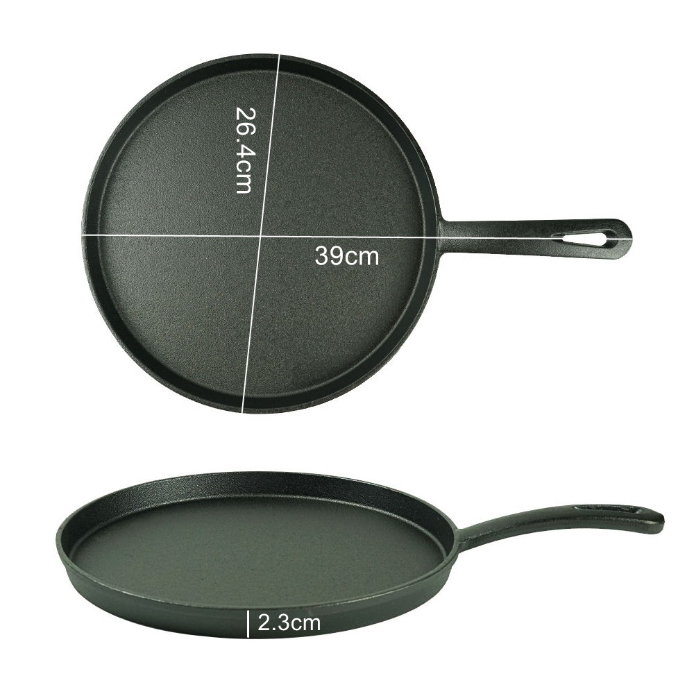 Cast Iron Skillet/Grill Fry Pan / JTFP-J263