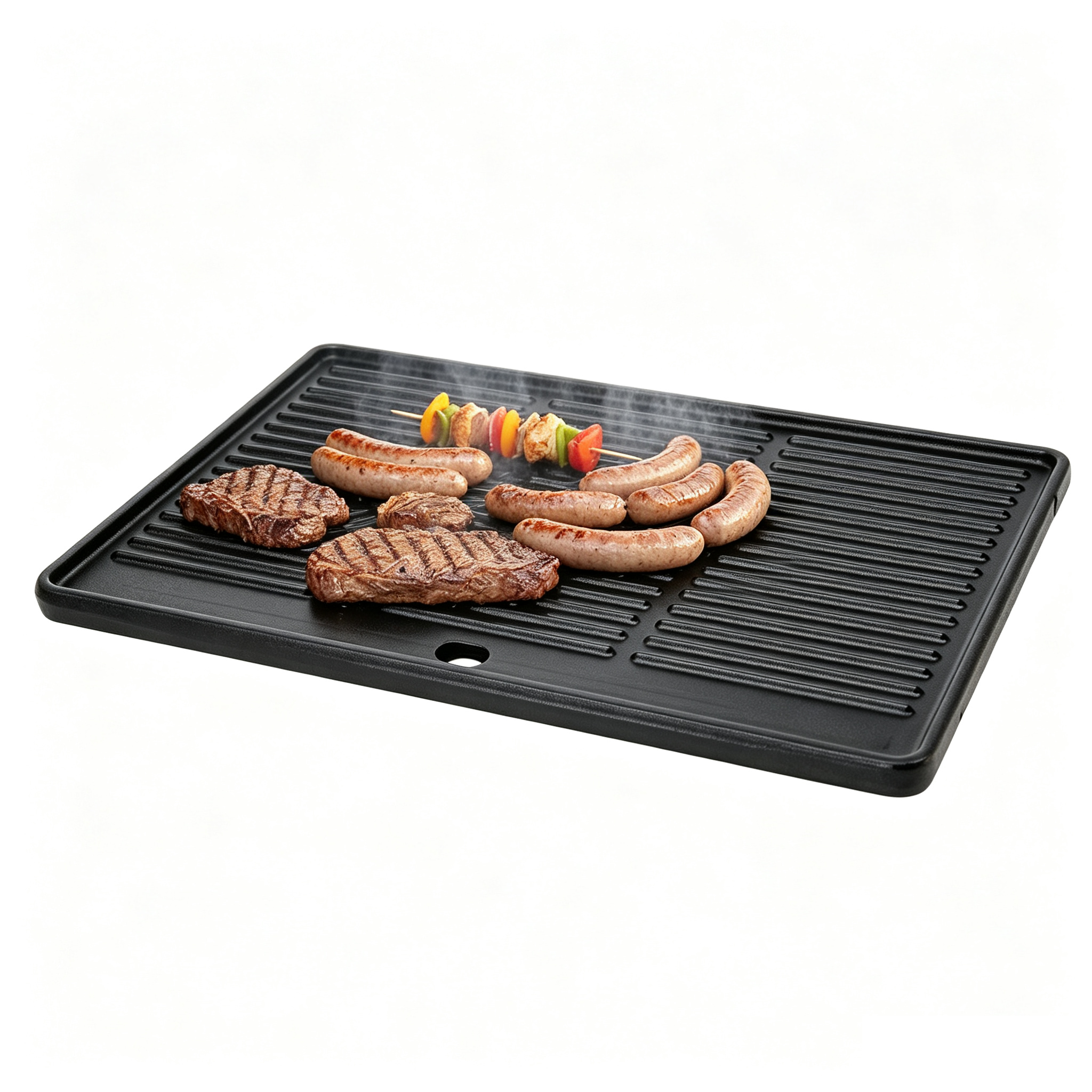 Cast Iron Reversible Griddle Plate with Drain Hole JTGR-4227