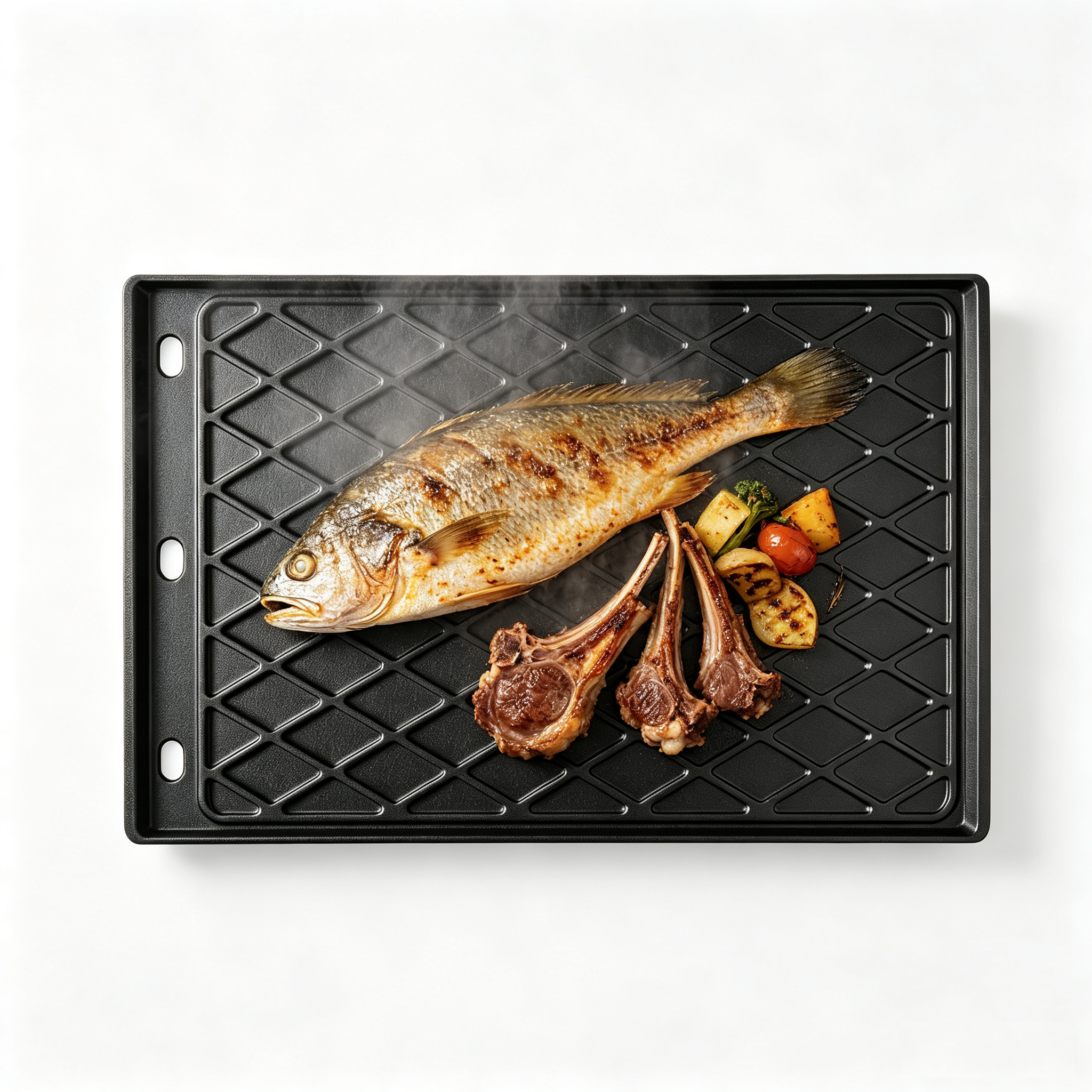 Cast Iron Griddle Plate / Griddle Pan / Reversible Griddle JTGR-4529