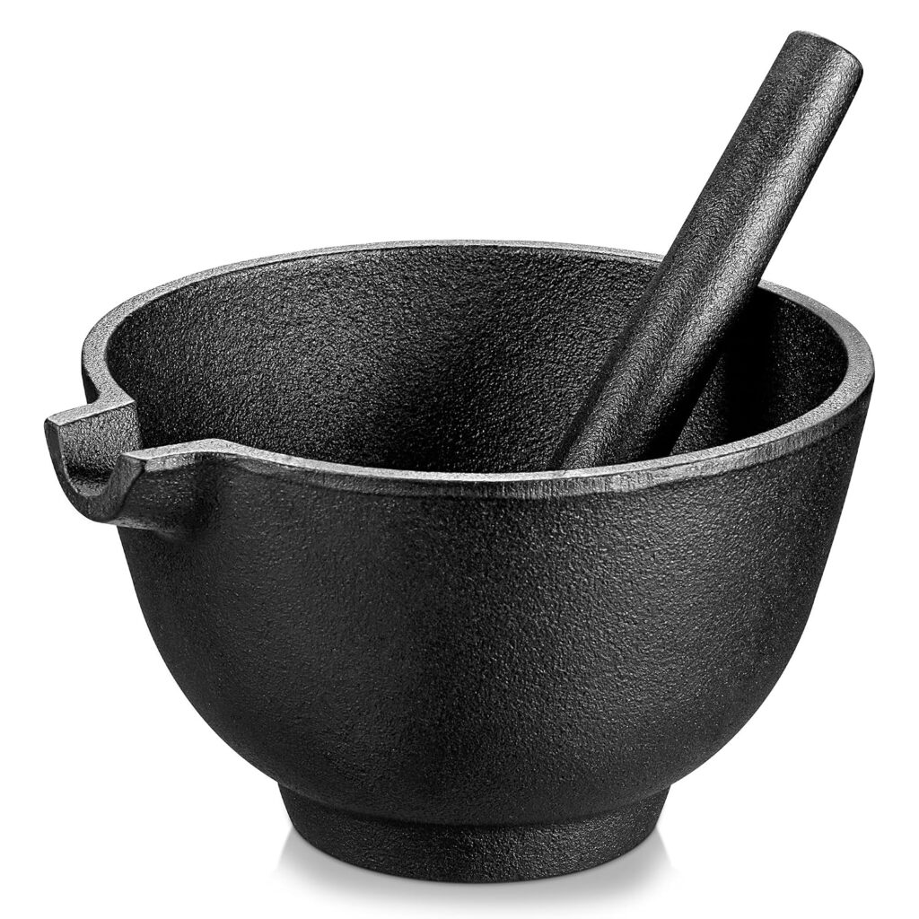 Cast Iron Mortar Pestle Set / JTMP-101 JTMP-102 JTMP-103