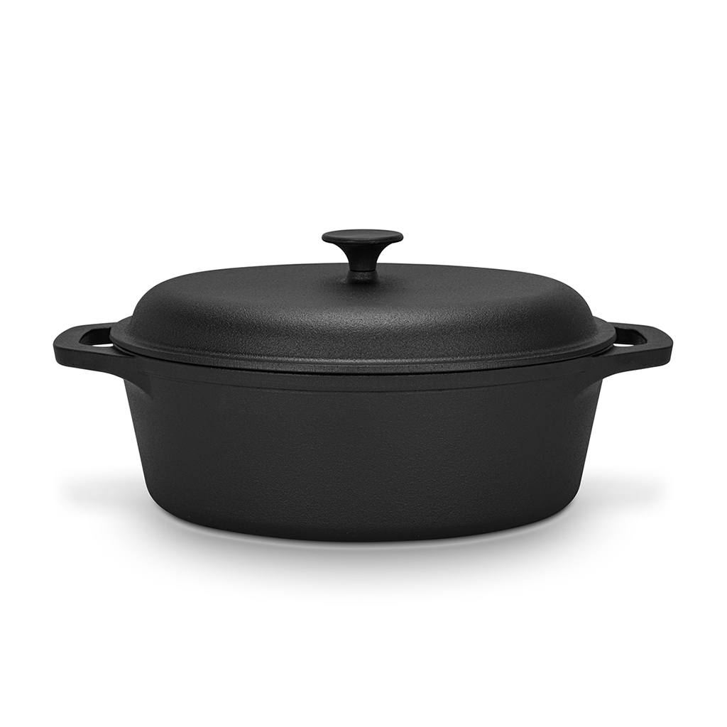 Cast Iron Oval Dutch Oven JTPC-361B 361C