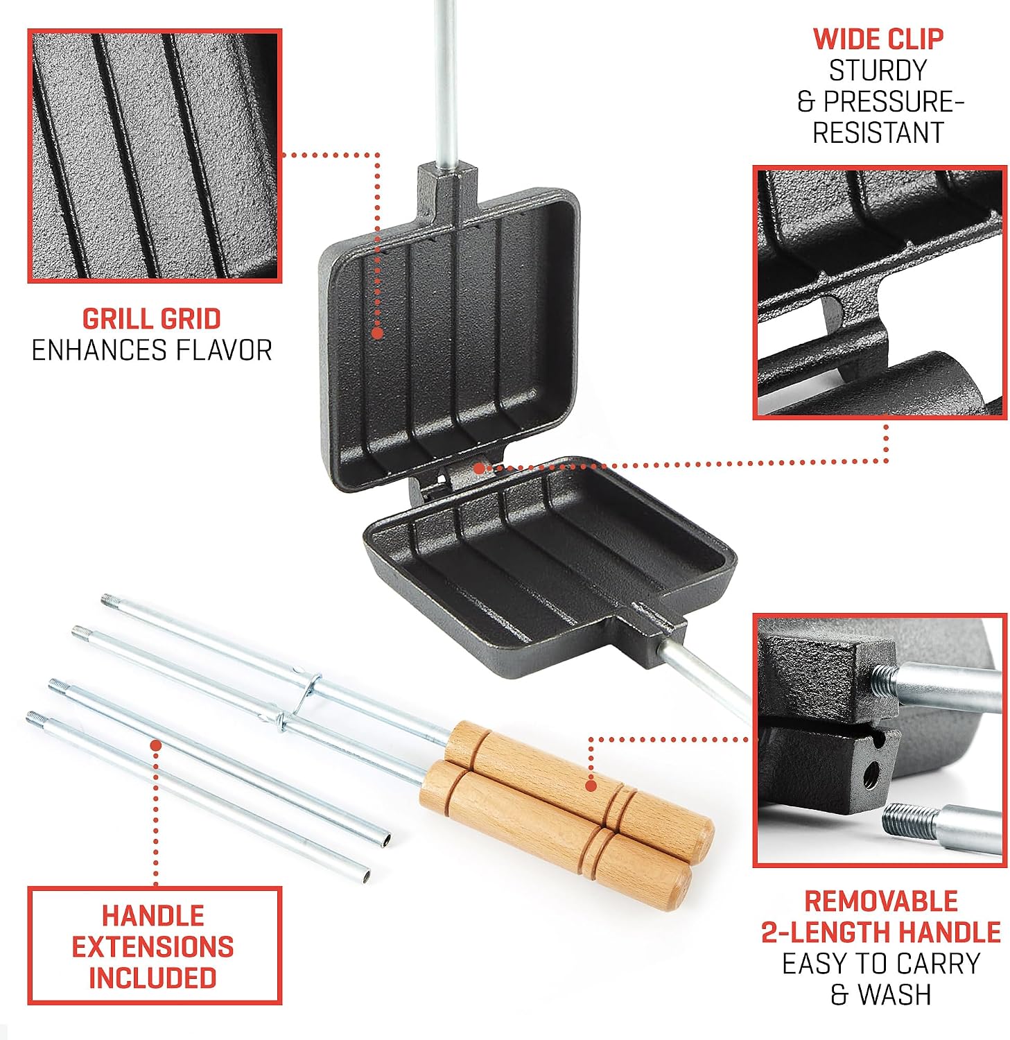 Campfire Sandwich Maker JTPI-2010