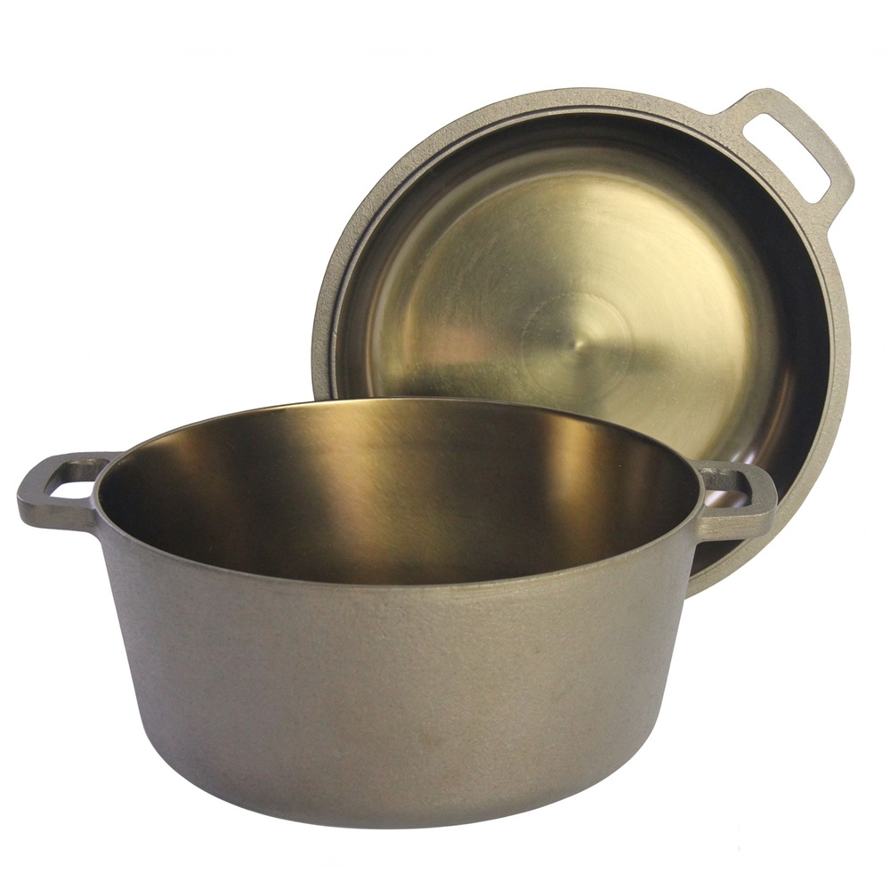 Cast Iron Polished Dutch Oven JTPP-026P