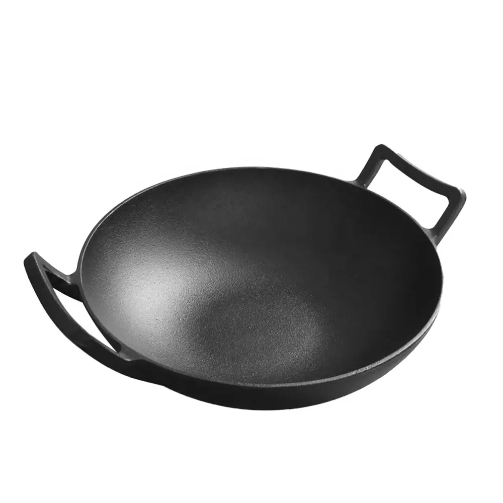 Gas Cooker Cast Iron Wok Pan JTWO-1012 1010B