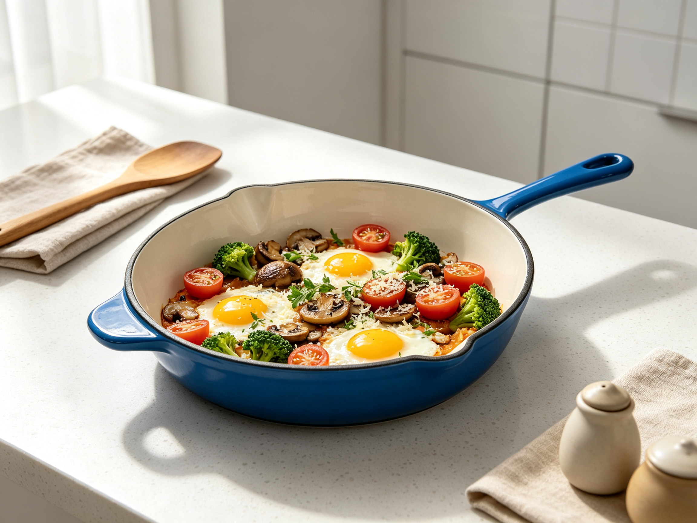 Cast Iron Skillet/Round Fry Pan/JTEP-1380