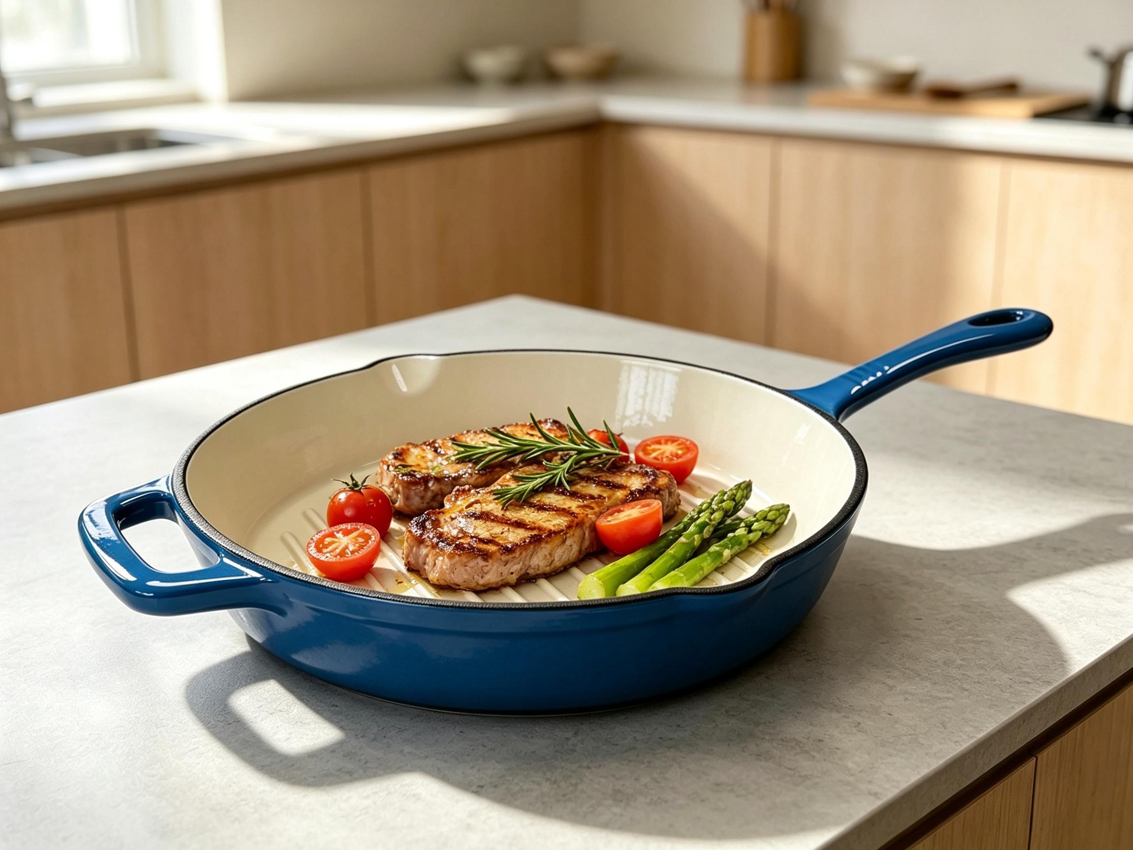 Cast Iron Skillet/Round Fry Pan/JTEP-28JT