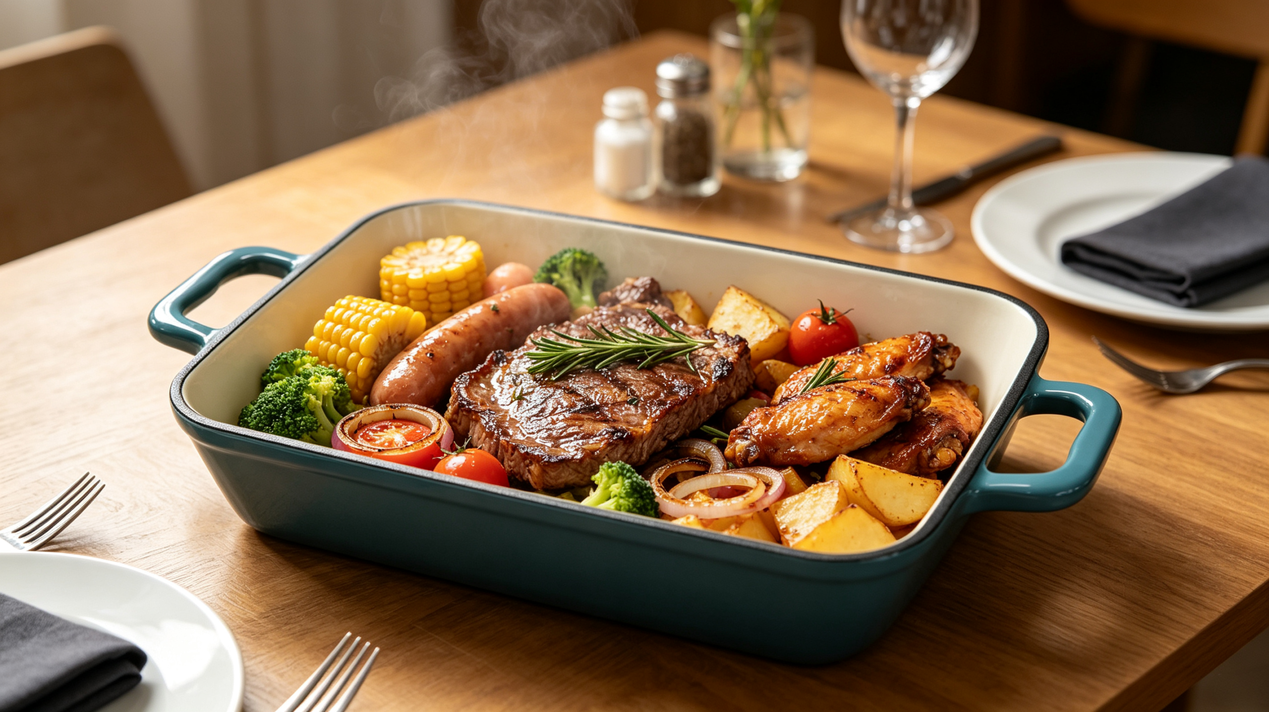 Cast Iron Deep Roasting Pan/Baking Dish/JTEDH-J33