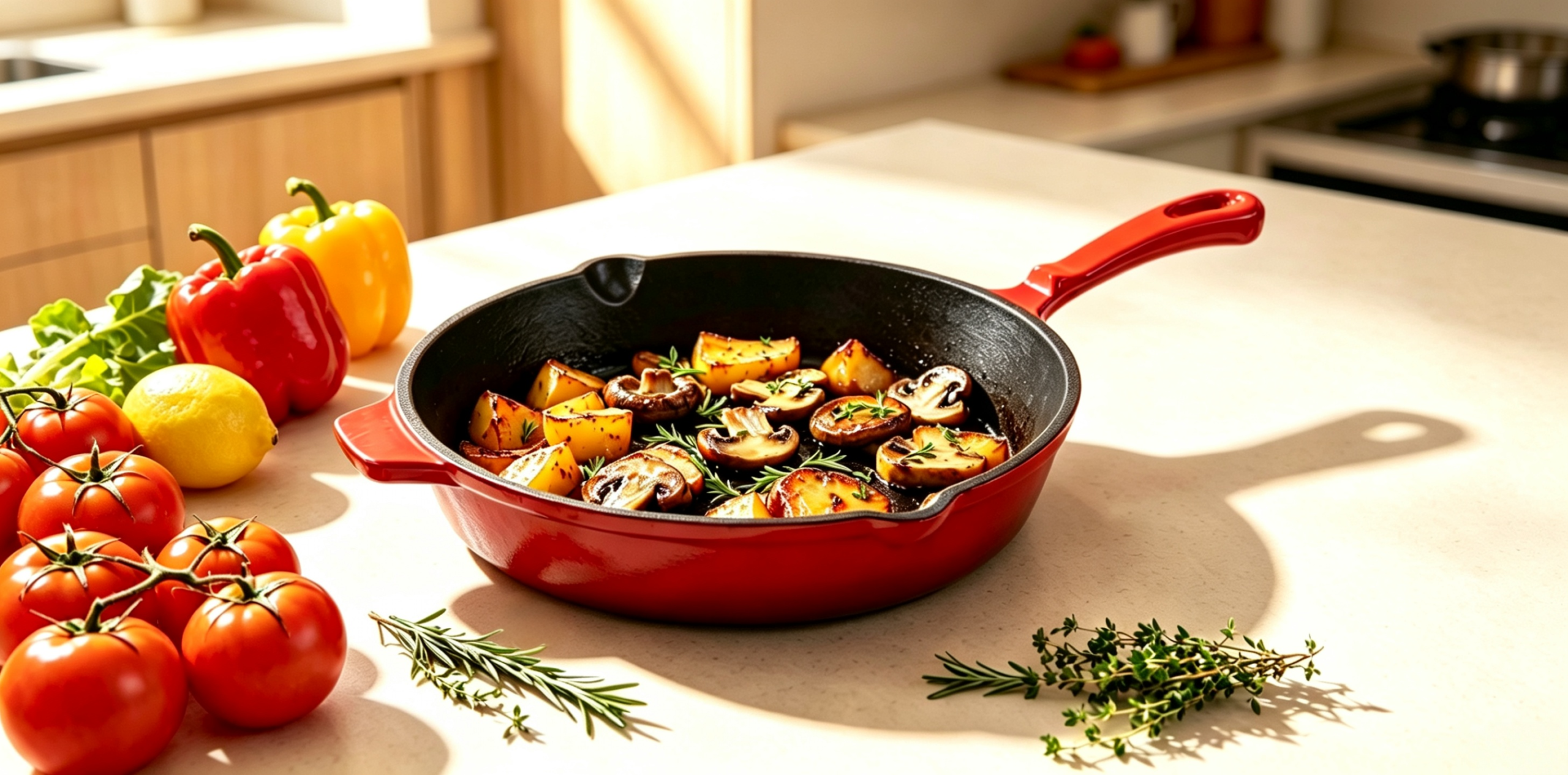 Cast Iron Skillet/Round Fry Pan/JTEP-333R