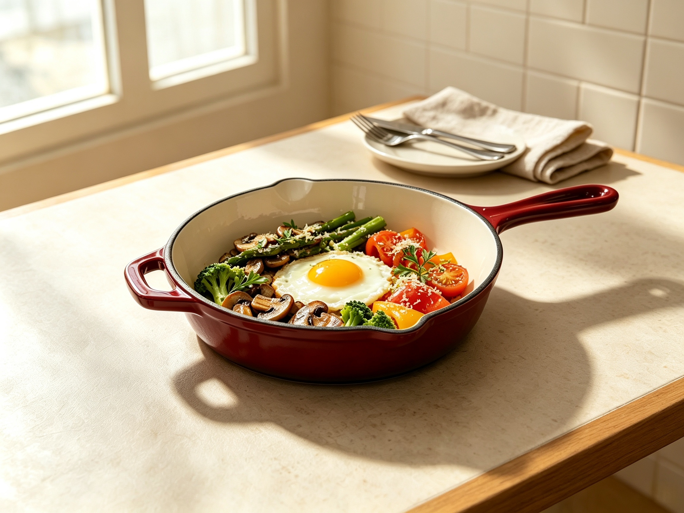 Cast Iron Skillet/Round Fry Pan/JTEP-334
